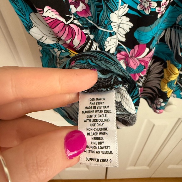 Ana Women’s Floral Vacation Dress Size 10 - Picture 5 of 5